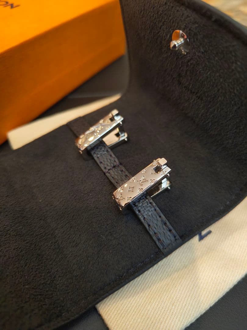LOUIS VUITTON シルバー カフリンクス カフスボタン