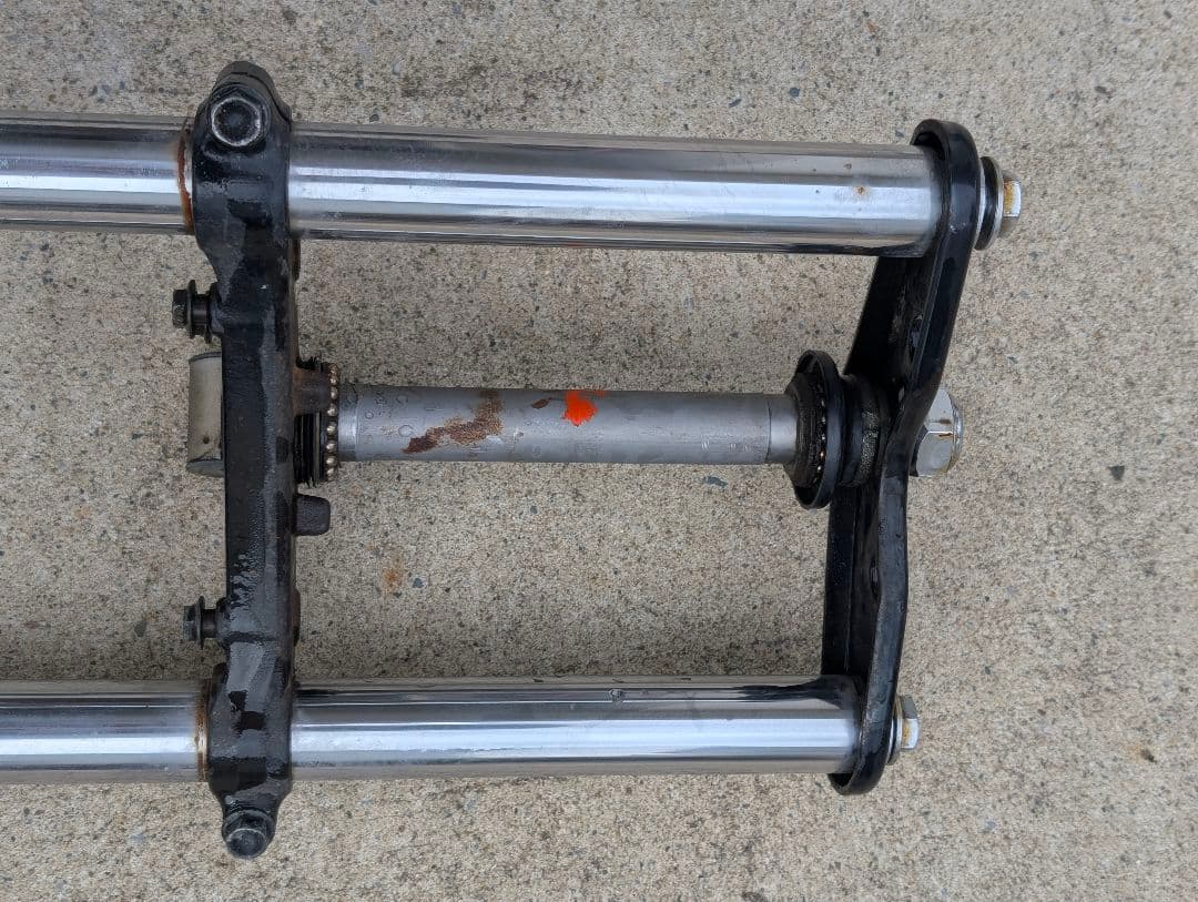 ホンダ　エイプ　タイヤ・ホイールセット　ジャンク