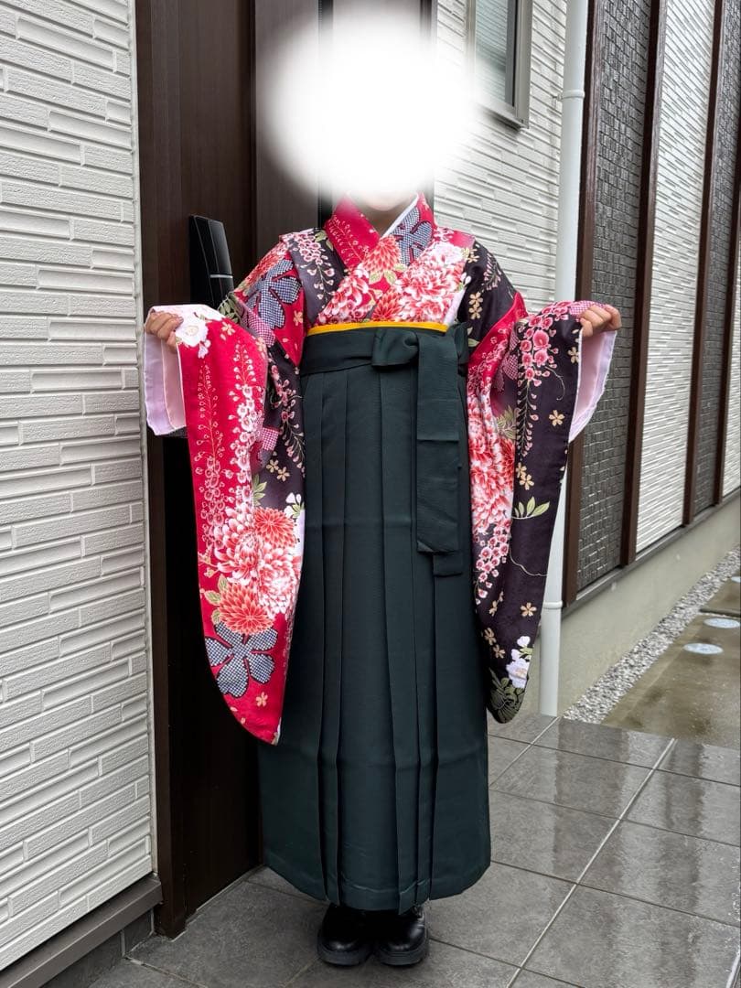 袴4点セット＋着付け9点セット 小学生 卒業式