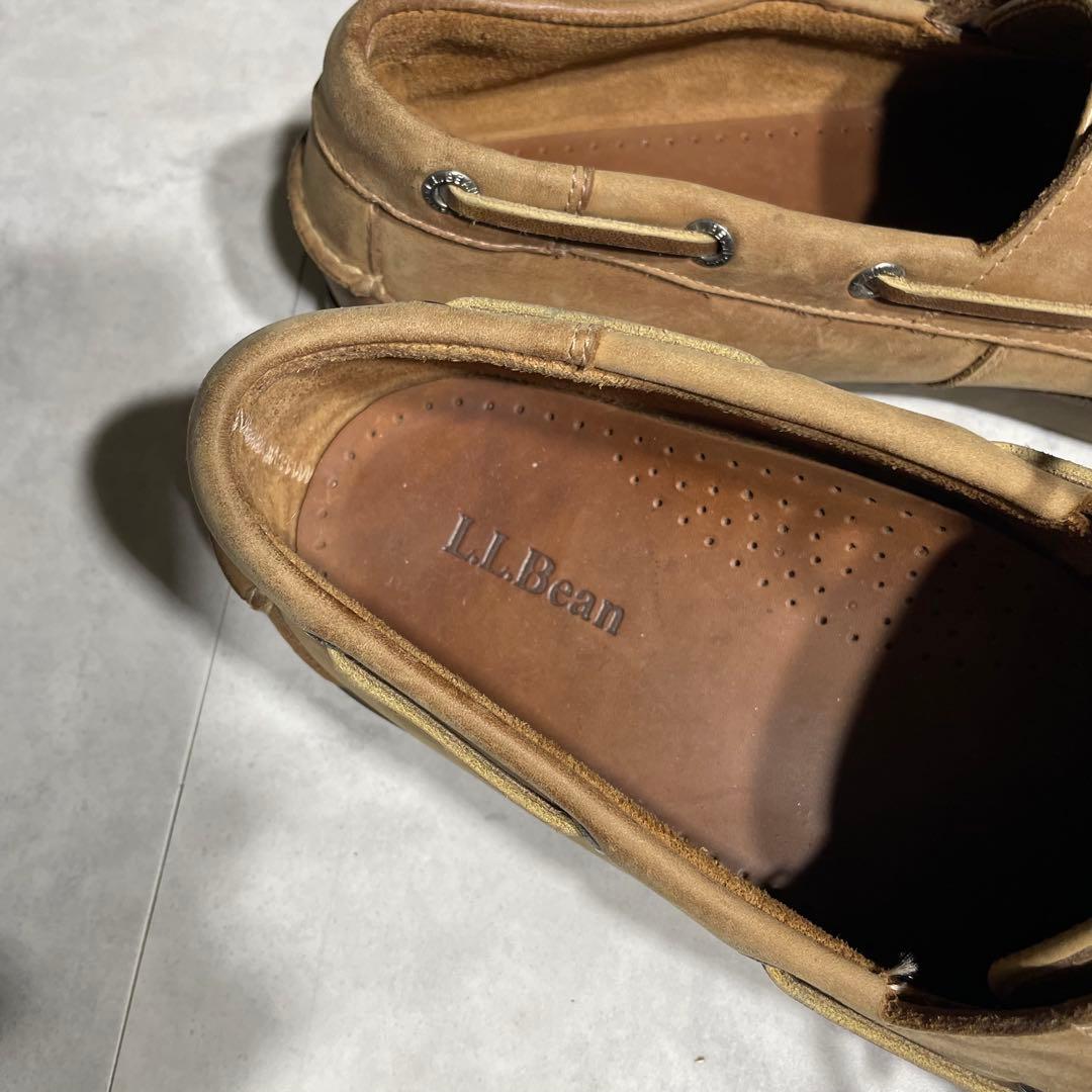 L.L.bean エルエルビーン　デッキシューズ　モカシン　レザーシューズ