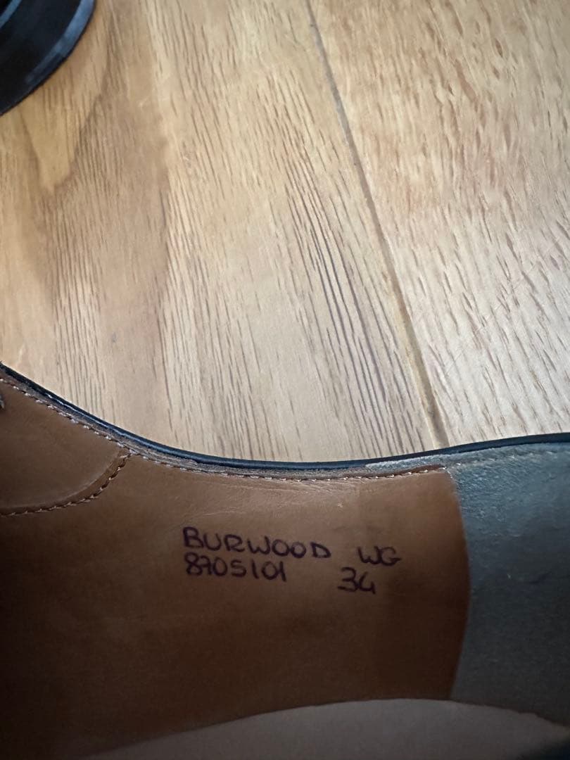 Church's BURWOOD ウィングチップシューズ ブラック34サイズ