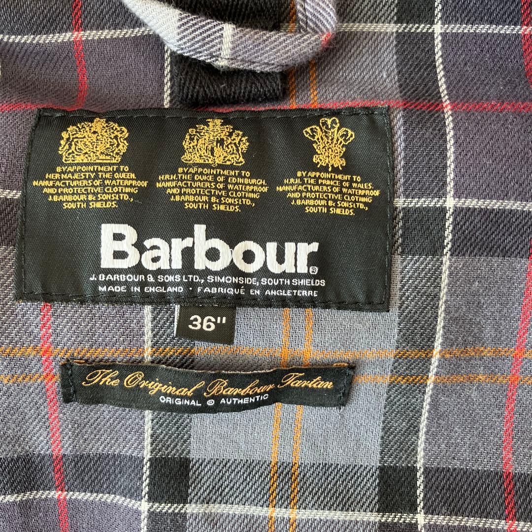 barbour border SL 36 ノンワックス