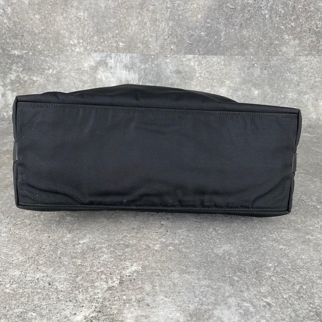 美品 GUCCI グッチ ナイロン レザー G金具 ワンショルダーバッグ 黒