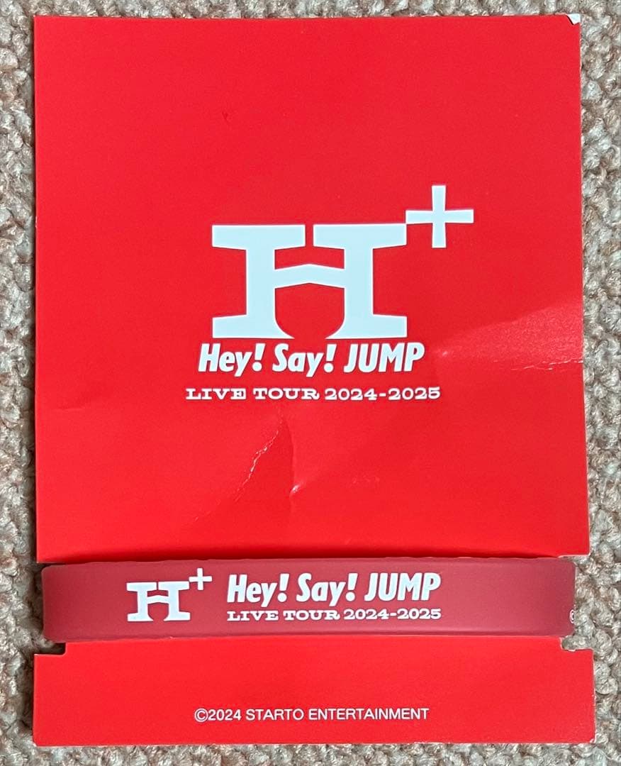 山田涼介 Hey!Say!JUMP ラバーバンド ラババン レッド 赤 - メルカリ