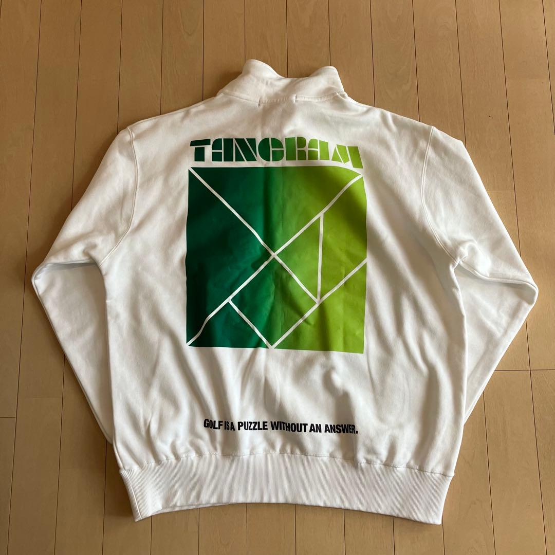 メンズウェア TANGRAM / GRADATION LOGO HALF ZIP SWEAT
