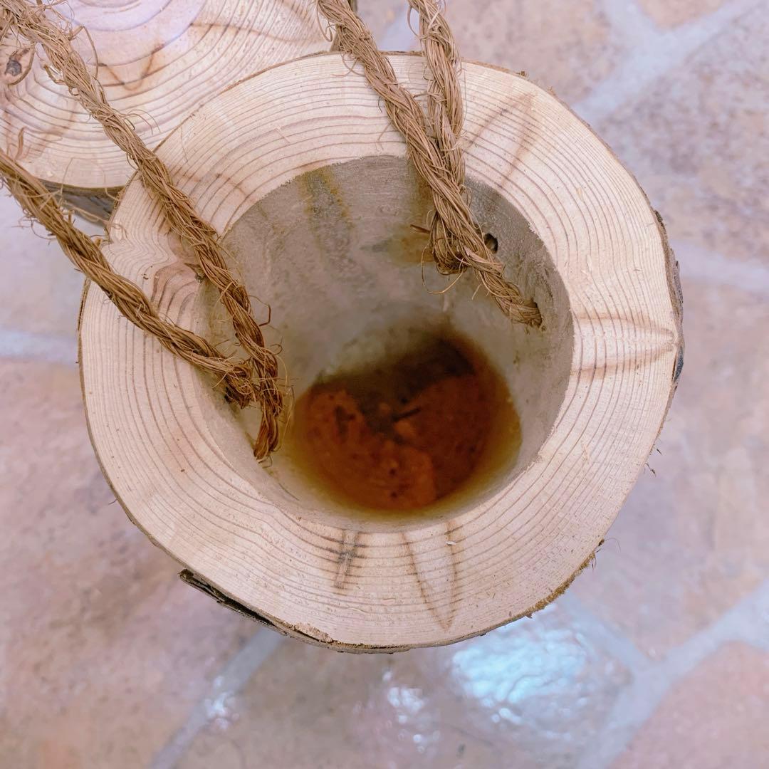 吉野杉 丸太入れ物 木のケース 木 入れ物 インテリア 大 和風 北欧 和