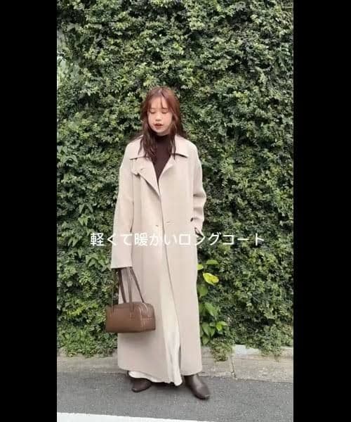 新品 24AW カシープ3WAYスタンドロングコート