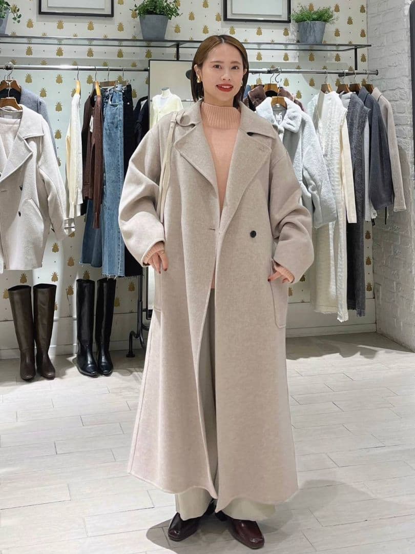 新品 24AW カシープ3WAYスタンドロングコート