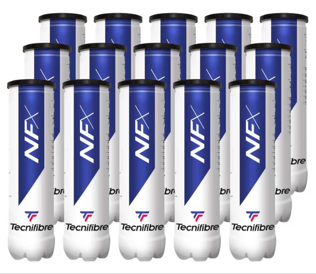 新球 Tecnifibre NFX テニスボール 15缶60球 テクニファイバー