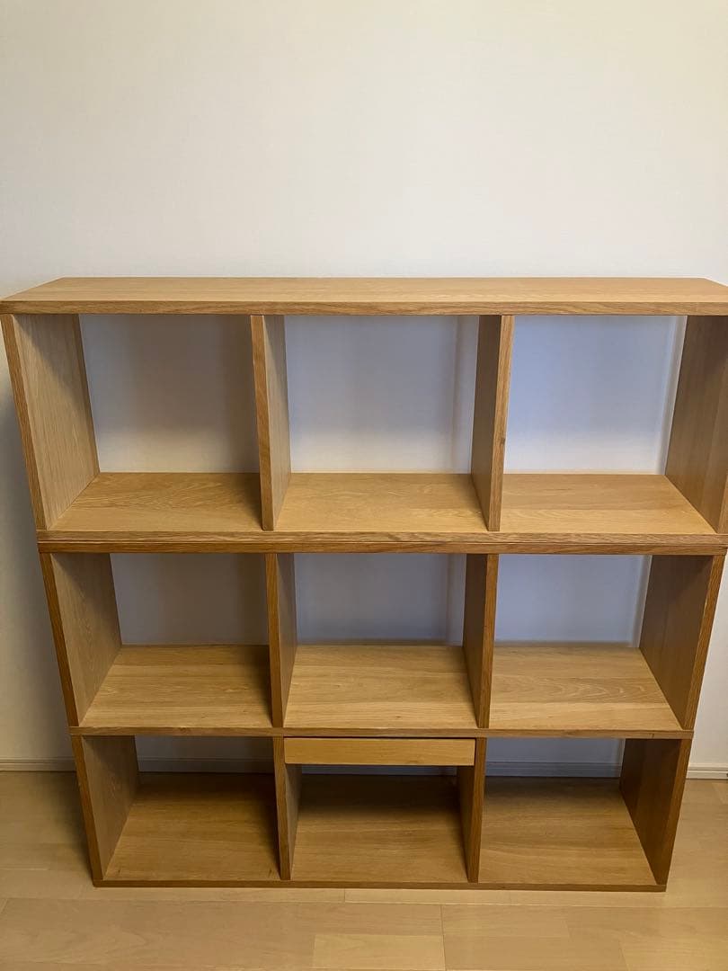 無印良品　スタッキングシェルフ 2×3 1×3 スタッキングシェルフセット・5段×2列・オーク材 | 無印良品