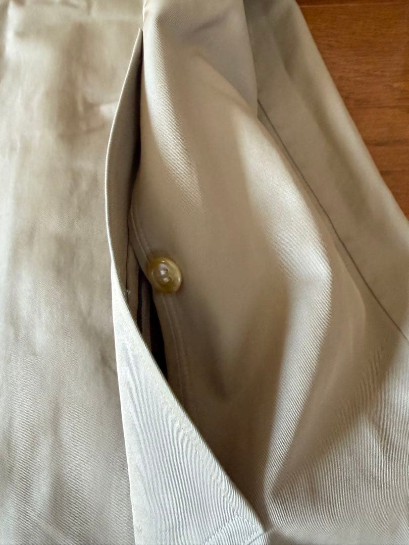 バーバリー ステンカラーコート ベージュ