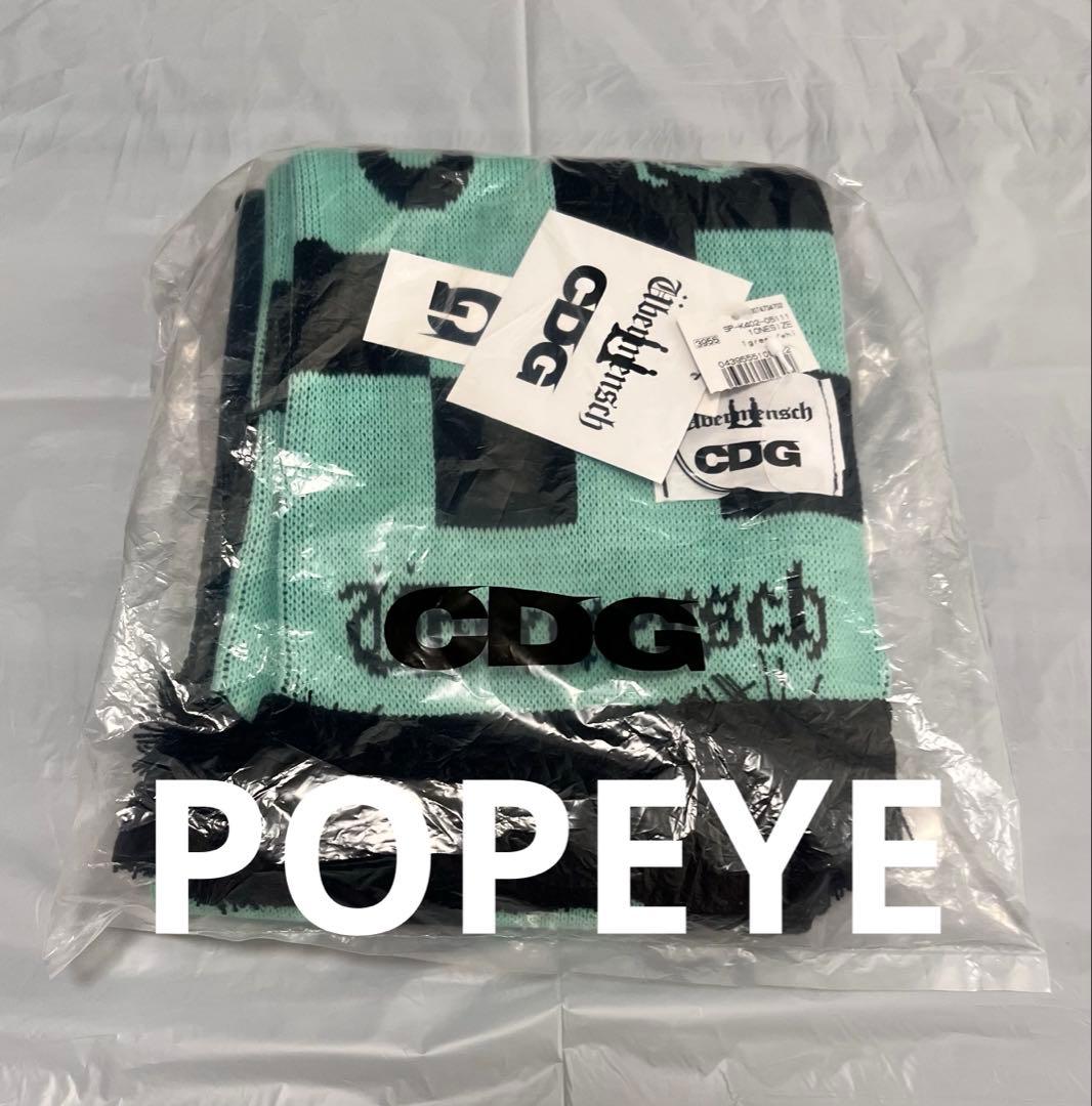 CDG G-DRAGON CHECKERED STOLE Gドラゴン　マフラー