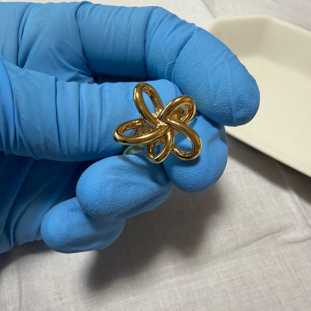 【masaki】別注フィリップオーディベールフラワーモチーフリング