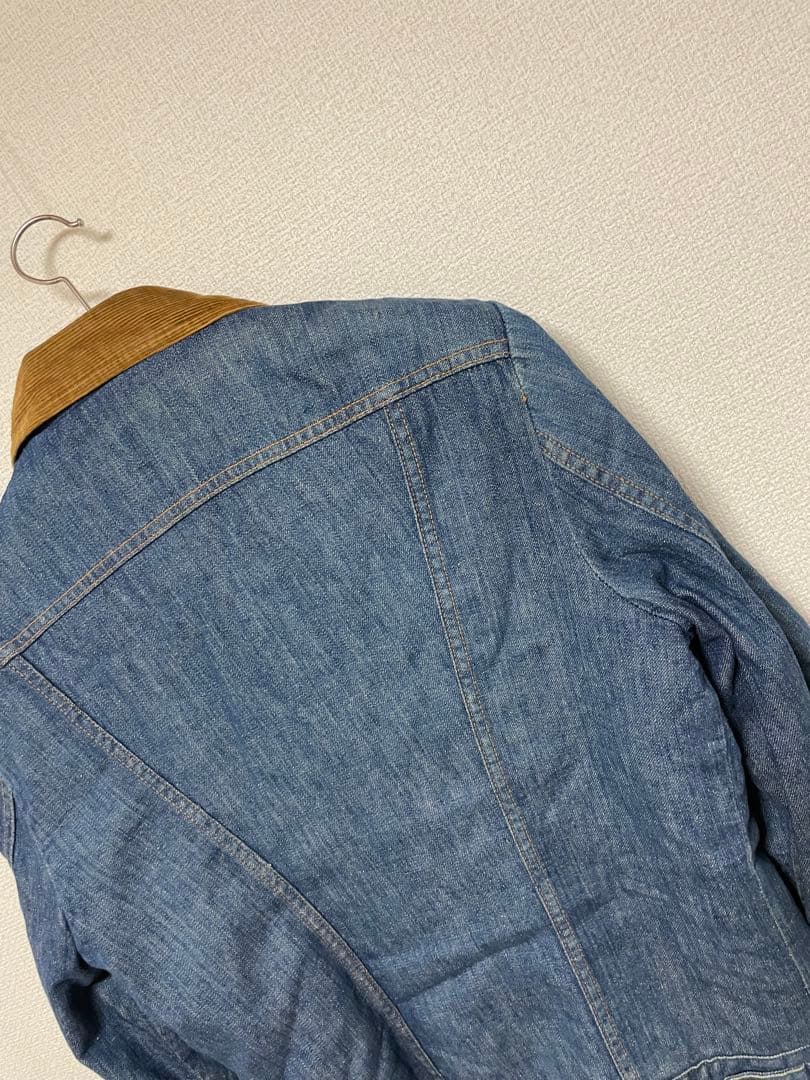70s USA製 Wrangler デニムボアジャケット ランチコート ランチ