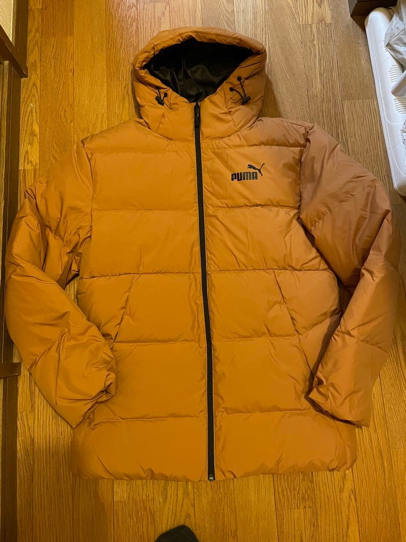 新品未使用PUMA warmCELL フーデッドダウン パッファー S キャメル