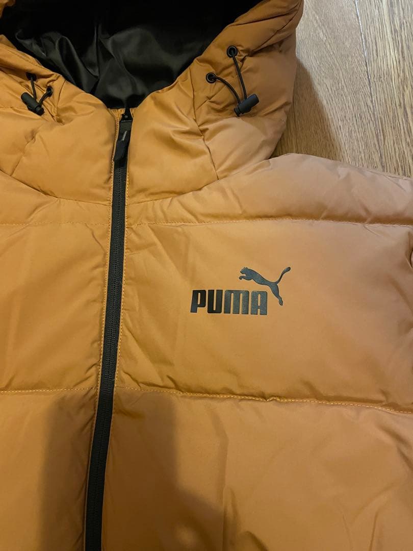 新品未使用PUMA warmCELL フーデッドダウン パッファー S キャメル