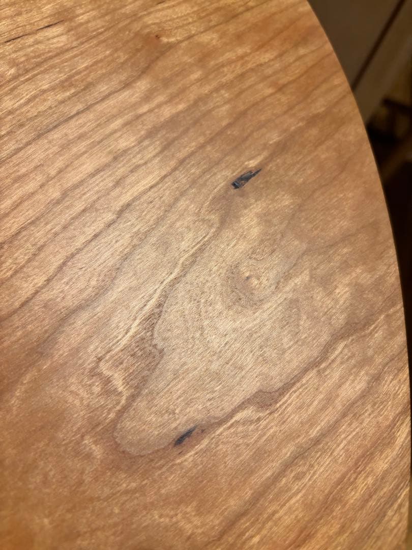 ビスコット　3本足ラウンドダイニング80cm 天然突板 日本製