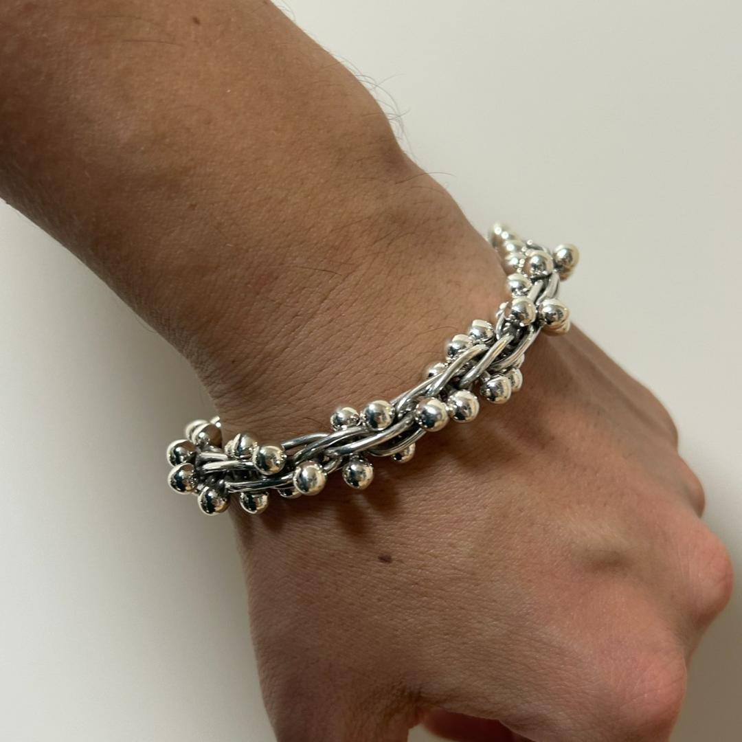 メキシコ製 MEXICO 22cm VINTAGE DNA ブレスレット 925 - メルカリ