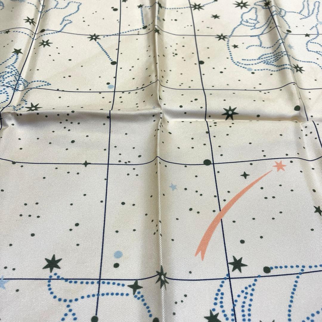 HERMES 星座柄 シルクスカーフ　カレ45 ミニ・スカーフ　エルメス　正規品