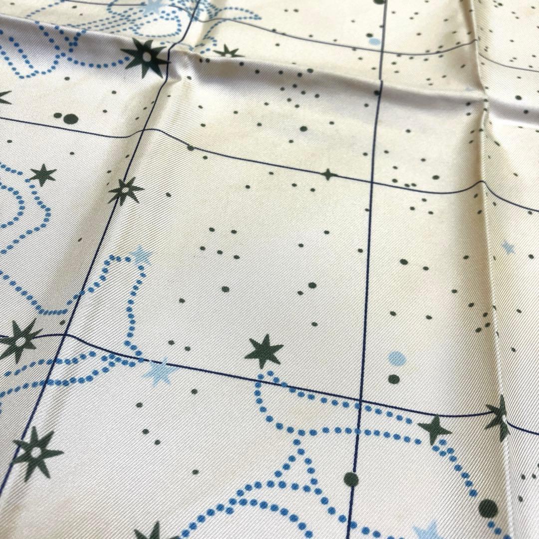 HERMES 星座柄 シルクスカーフ　カレ45 ミニ・スカーフ　エルメス　正規品