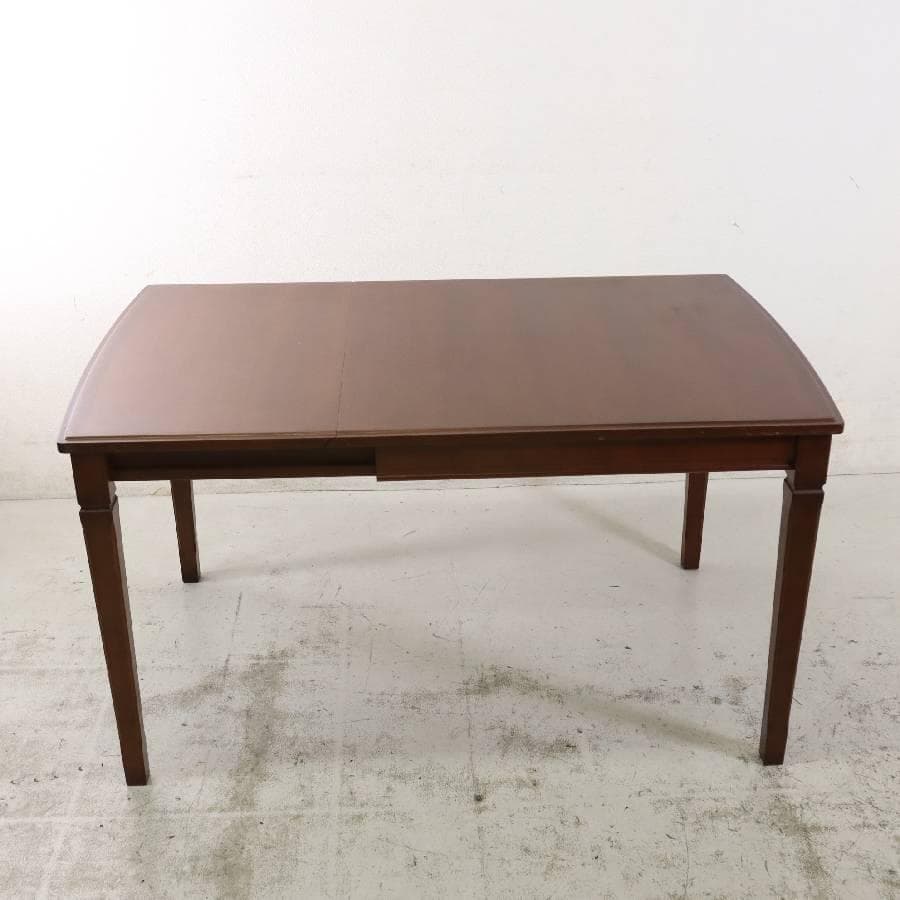 値下マルニ木工 地中海 ダイニングテーブル 片バタ式 No.1195 拡張式