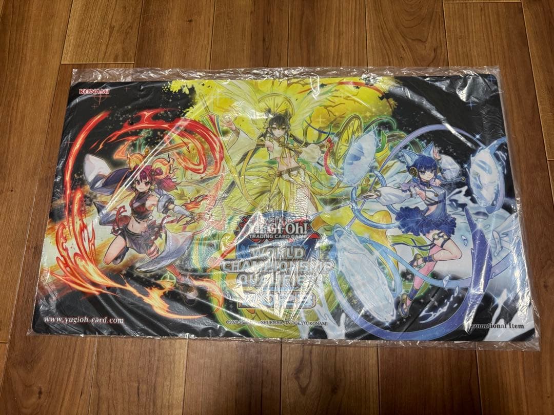遊戯王 御巫 みかんこ プレイマット WCQ WCQ 遊戯王 みかんこ プレイ