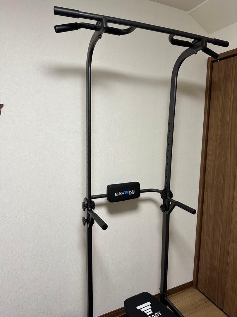 千葉県・引取限定】ダンベル・トレーニングベンチ・懸垂バー 3点セット