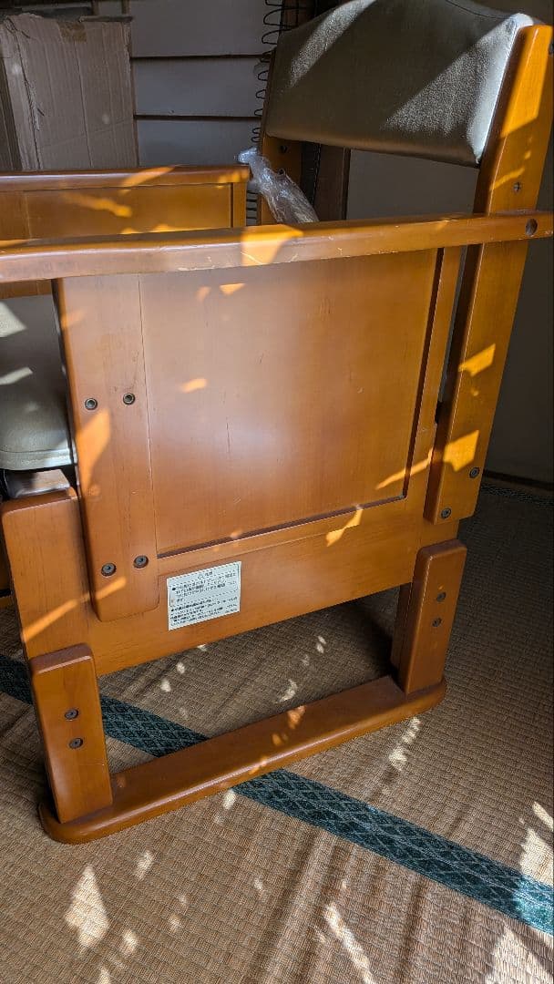 美品 未使用 高級 天然木♪ 介護 家具調トイレ コンパクト ポータブル