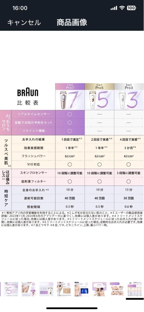 ブラウン 脱毛器 シルクエキスパート Pro5387（箱、ポーチ、説明書有ります