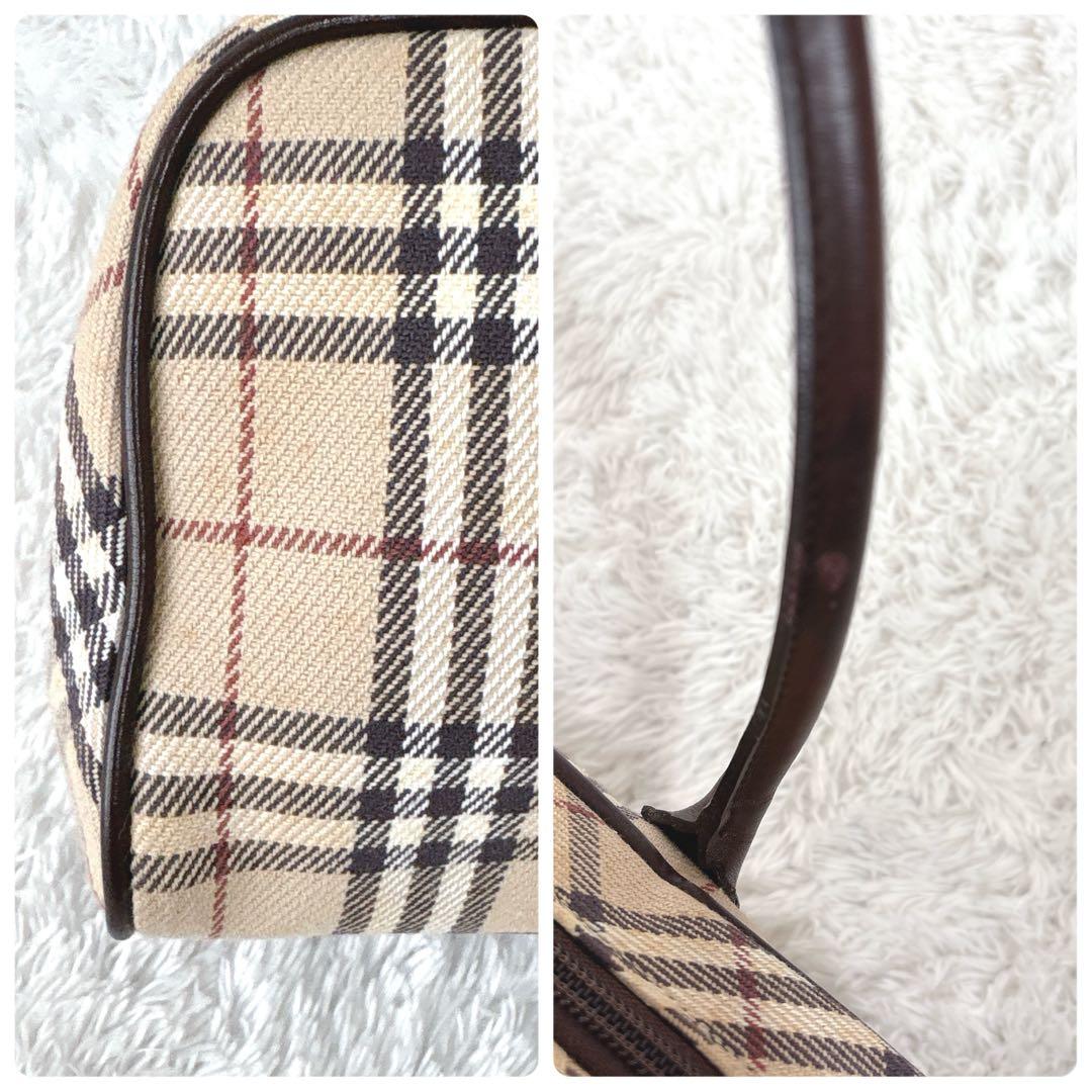 BURBERRY BLUE LABEL ミニボストン ノバチェック 三陽商会