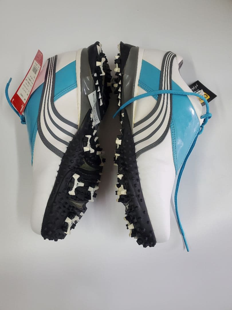 Puma Stinger ゴルフシューズ ホワイト/ターコイズ