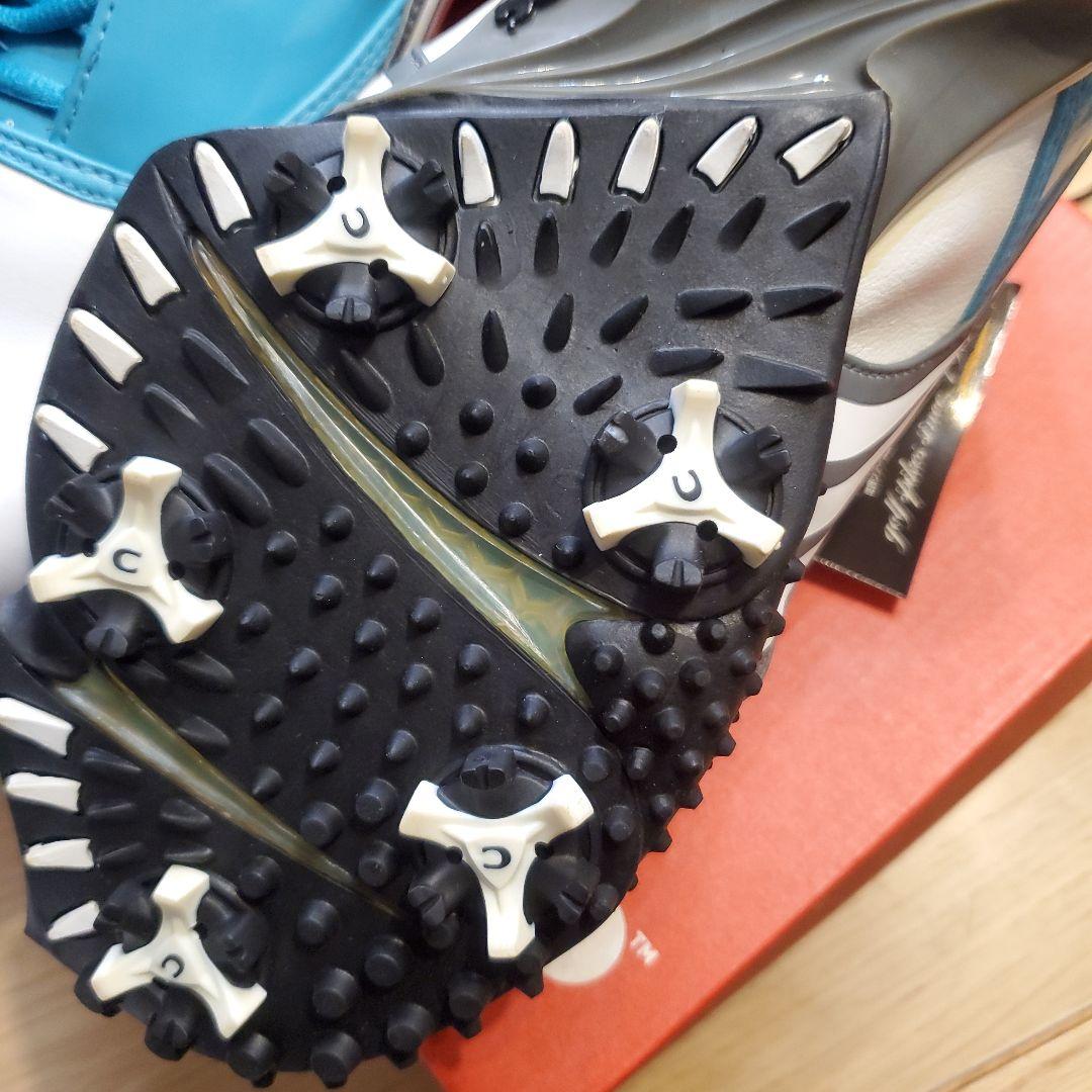 Puma Stinger ゴルフシューズ ホワイト/ターコイズ