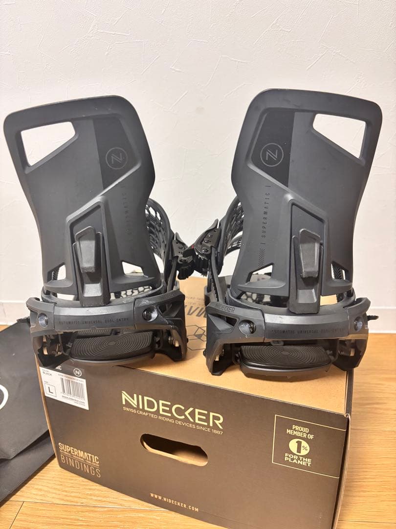 NIDECKER SUPERMATIC ビンディング Lサイズ ブラック