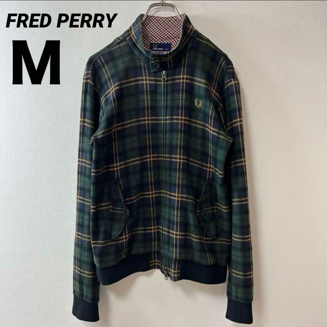 フレッドペリー スイングトップ ブルゾン チェック ハリントン