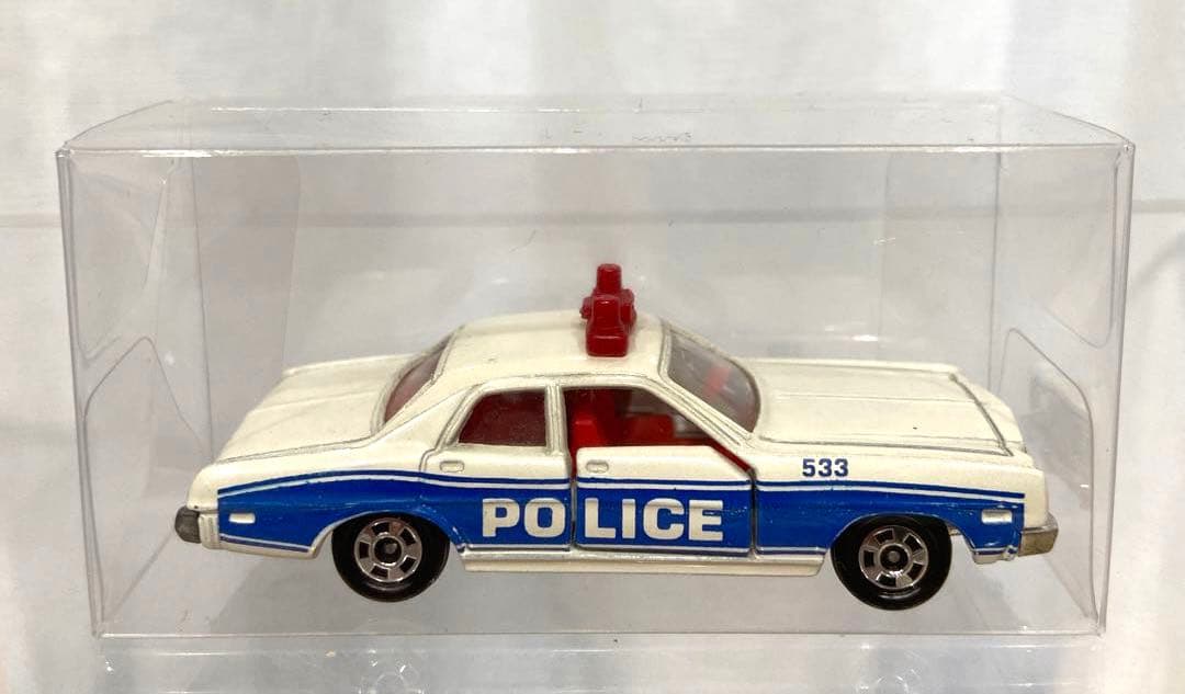 ⚫︎トミカ青箱日本製No.F8ダッジコロネットカスタムポリスカー
