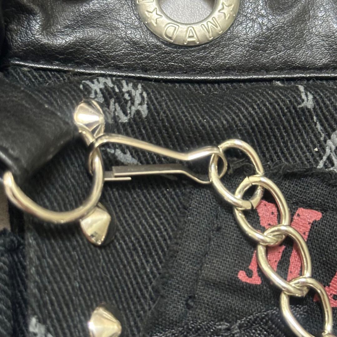 Y2K 平成ギャル ウエストポーチ ミニバッグ ドクロ ゴシック グランジ