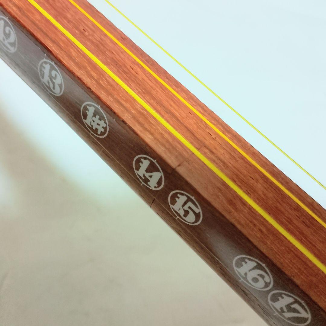 高級　花梨　細棹三本継　三味線　樹脂バチ + ソフトケース付き