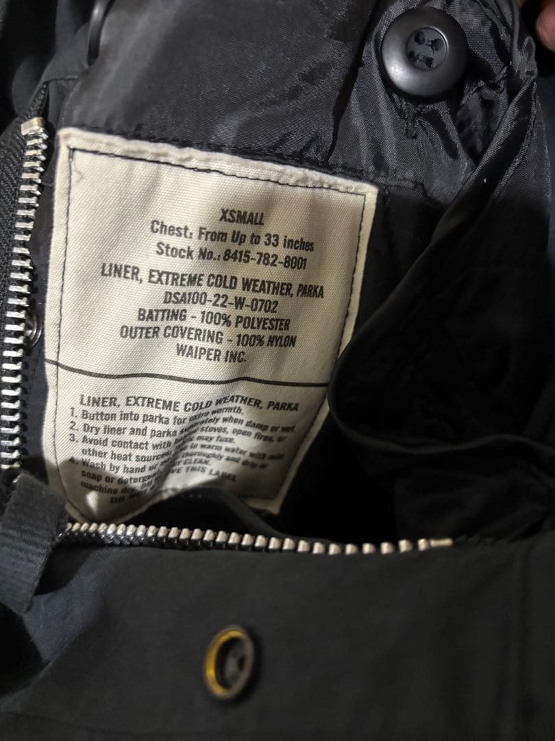 WAIPER 米軍 M-65 フィッシュテールパーカー フルセット 初期型