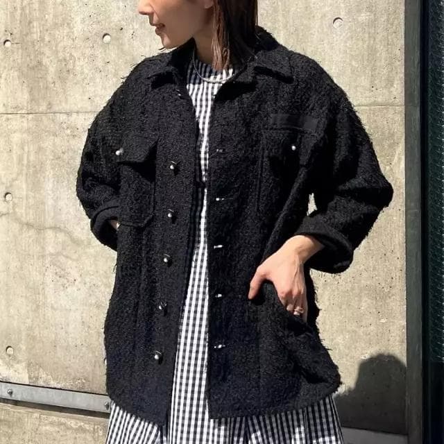 美品　MADISONBLUE　MILITARY JK LINTON