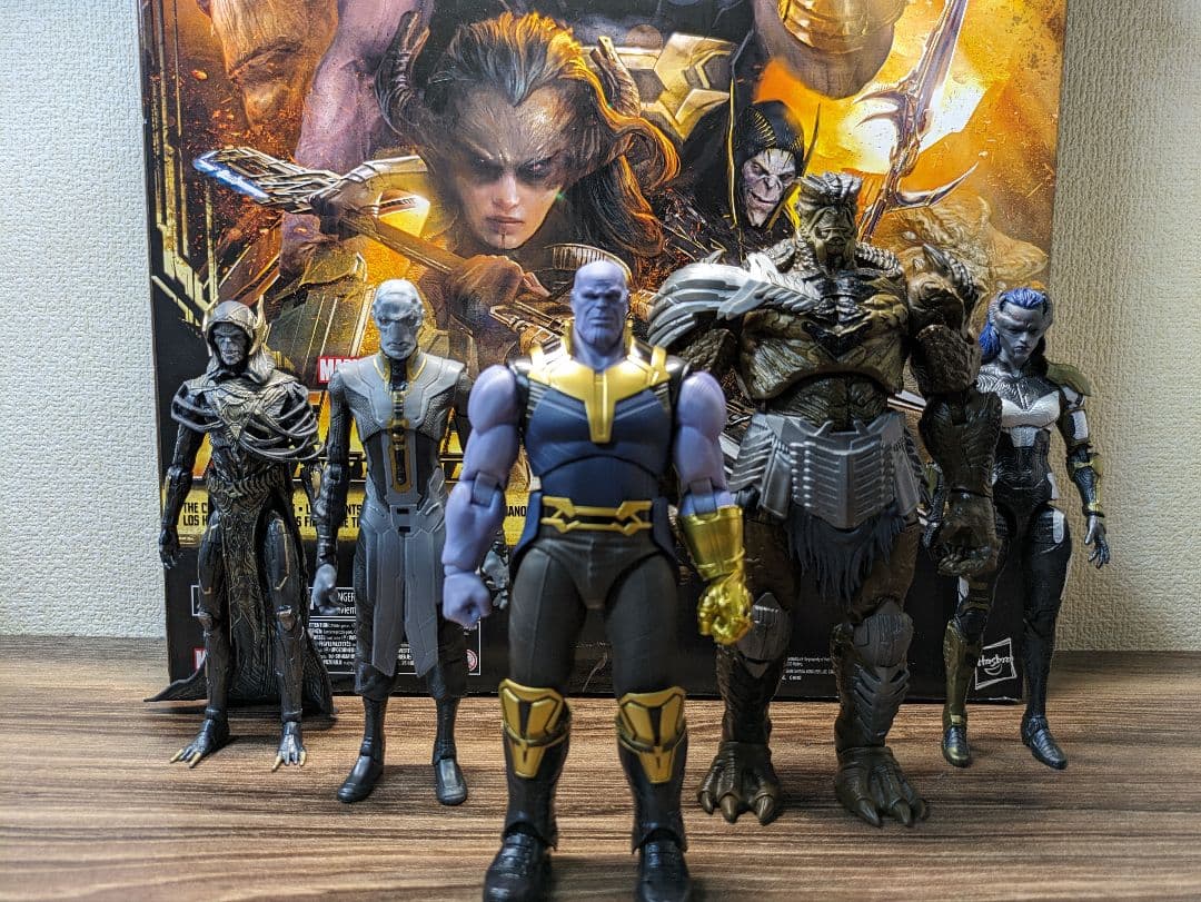 マーベルレジェンド、shフィギュアーツ ブラックオーダー サノス