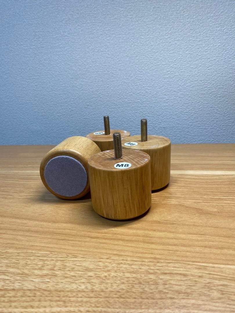 無印良品 ベッド木製脚 5cm ナチュラル(M8) 4本組 - メルカリ