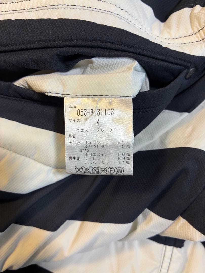 美品　パーリーゲイツ　中綿パンツ　ボーダー　ゴルフ