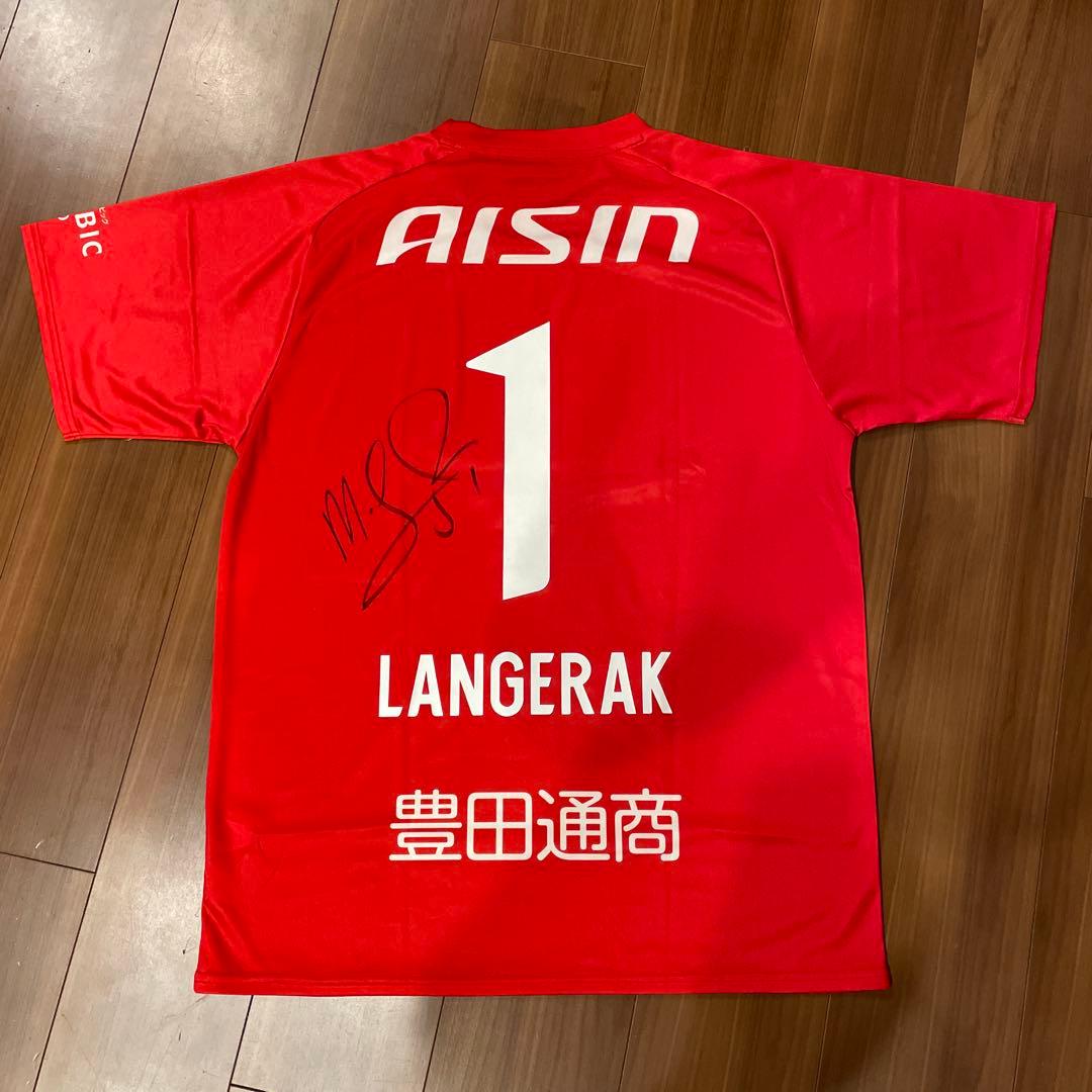 じ*ฅ様 名古屋グランパス ランゲラック　サイン　ユニフォーム