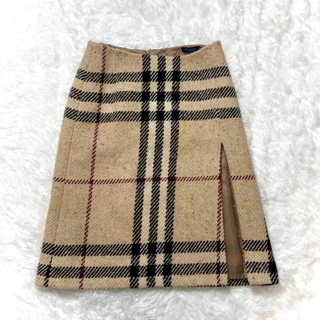 【希少】BURBERRY LONDONバーバリーロンドン ツイード イタリア製