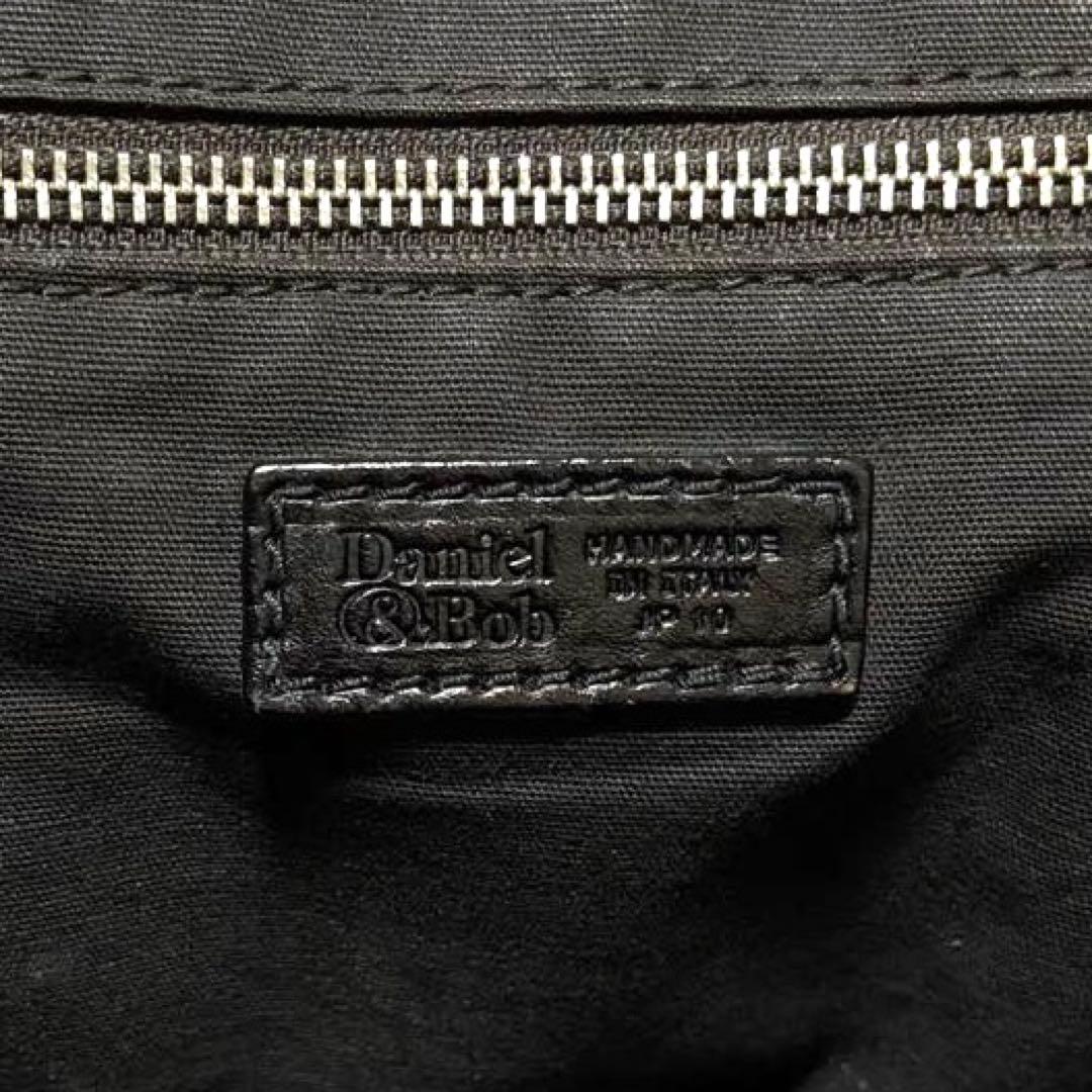 極美品✨希少 ダニエル&ボブ フィロドーロ 大容量 A4可 ショルダーバッグ 黒