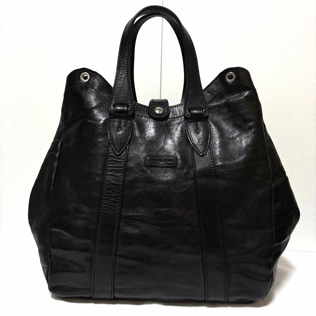 極美品✨希少 ダニエル&ボブ フィロドーロ 大容量 A4可 ショルダーバッグ 黒