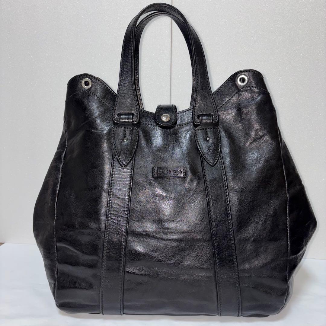 極美品✨希少 ダニエル&ボブ フィロドーロ 大容量 A4可 ショルダーバッグ 黒