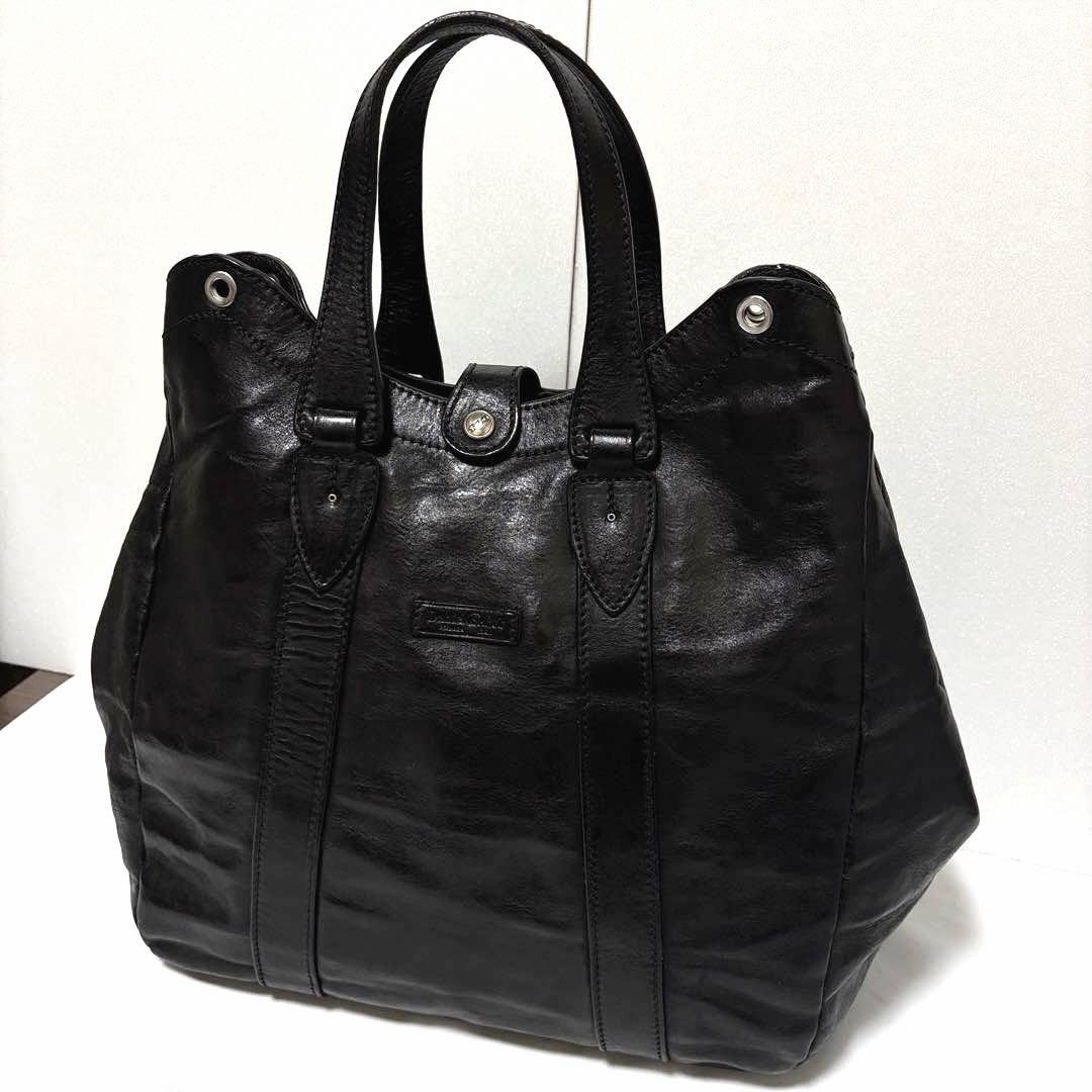 極美品✨希少 ダニエル&ボブ フィロドーロ 大容量 A4可 ショルダーバッグ 黒