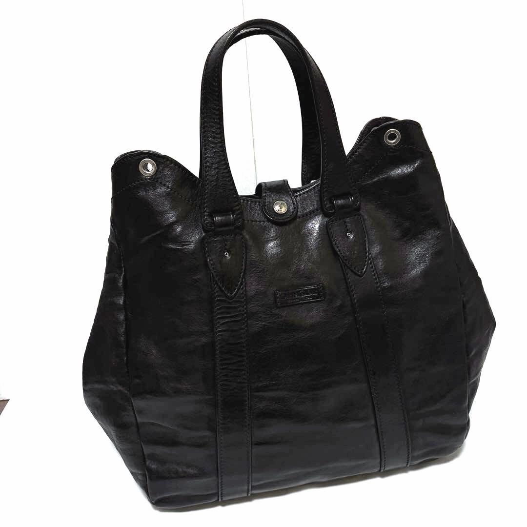 極美品✨希少 ダニエル&ボブ フィロドーロ 大容量 A4可 ショルダーバッグ 黒