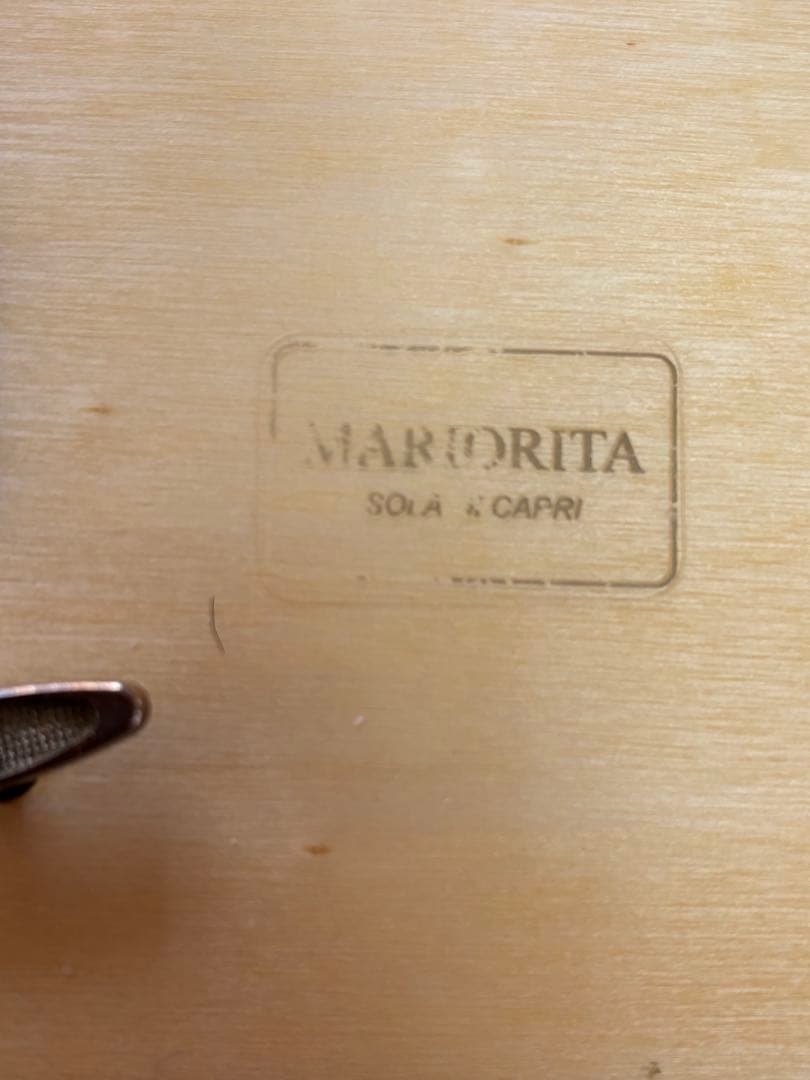 sale❣️未使用ビンテージ イタリア製象嵌細工オルゴールMARIORITA動作